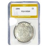 1896 Morgan Silver Dollar PGA MS64