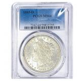1885-O Morgan Silver Dollar PCGS MS64