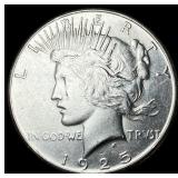 1925-S Silver Peace Dollar CLOSELY  UNCIRCULATED