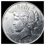 1934-D Silver Peace Dollar UNCIRCULATED