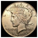 1935 Silver Peace Dollar CLOSELY UNCIRCULATED