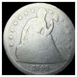 1846-O Silver Seated Liberty Dollar NICELY  CIRCU