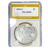 1904-O Morgan Silver Dollar PGA MS64