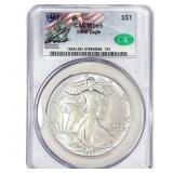1987 Silver Eagle CAC MS69