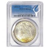 1884-O Morgan Silver Dollar PCGS MS64