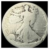 1916-D Silver Walking Liberty Half Dollar  NICELY