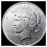 1923-D Silver Peace Dollar CLOSELY  UNCIRCULATED