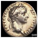 Roman Tiberius AD 14-37 Silver Denarius