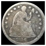 1856 Seated Liberty Half Dime NICELY  CIRCULATED
