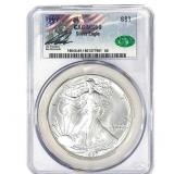1987 Silver Eagle CAC MS69