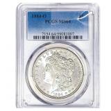 1884-O Morgan Silver Dollar PCGS MS64