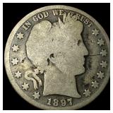 1897-O Silver Barber Half Dollar NICELY  CIRCULAT