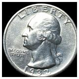 1932-S Silver Washington Quarter UNCIRCULATED