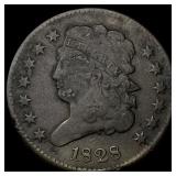 1828 Classic Head Half Cent ABOUT  UNCIRCULATED