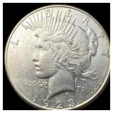 1923-S Silver Peace Dollar CLOSELY  UNCIRCULATED