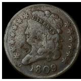 1809 Classic Head Half Cent LIGHTLY  CIRCULATED