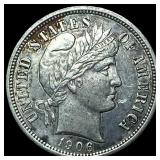 1906-S Silver Barber Dime UNCIRCULATED
