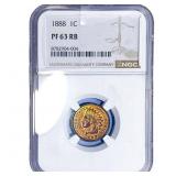 1888 Indian Head Cent NGC PF63 RB