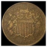 1867 Two-Cent Piece LIGHTLY CIRCULATED