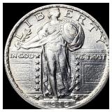 1918-S Silver Standing Liberty Quarter  UNCIRCULA