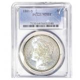 1881-S Morgan Silver Dollar PCGS MS64
