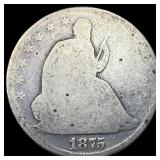 1875-S Seated Liberty Half Dollar HIGH GRADE