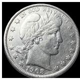1908-D Silver Barber Half Dollar NEARLY  UNCIRCUL