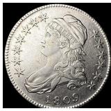 1809 Capped Bust Half Dollar CLOSELY  UNCIRCULATE