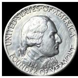 1927 Silver Vermont Half Dollar UNCIRCULATED