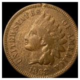 1863 Bronze Indian Head Cent NICELY CIRCULATED
