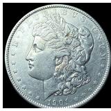 1901 Morgan Silver Dollar CLOSELY UNCIRCULATED