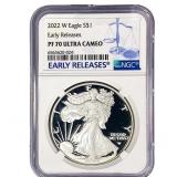 2022-W Silver Eagle NGC PF70 Ultra Cameo