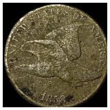 1858 Copper-Nickel Flying Eagle Cent NICELY  CIRC