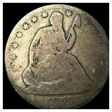 1859-O Silver Seated Liberty Half Dollar  NICELY