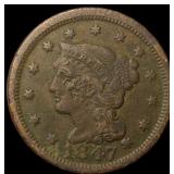 1847 Braided Hair Large Cent NEARLY UNCIRCULATED