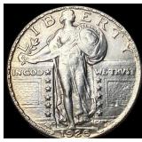 1926-D Silver Standing Liberty Quarter CHOICE  AU