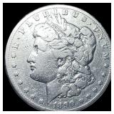 1890-CC Morgan Silver Dollar LIGHTLY CIRCULATED