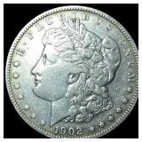 1902 Morgan Silver Dollar NEARLY UNCIRCULATED