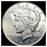 1935 Silver Peace Dollar UNCIRCULATED