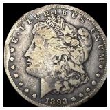 1893-CC Silver Morgan Dollar HIGH GRADE