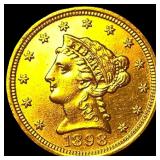 1898 Liberty Head Gold Quarter Eagle $2.50 CLOSELY