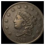 1835 Coronet Head Large Cent NEARLY UNCIRCULATED