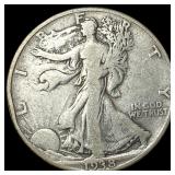 1938-D Walking Liberty Half Dollar LIGHTLY  CIRCU