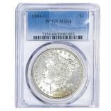 1884-O Morgan Silver Dollar PCGS MS64