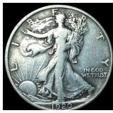 1920 Silver Half Dollar Walking Liberty LIGHTLY CI