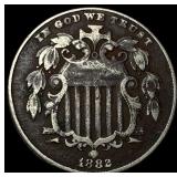 1882 Shield Nickel LIGHTLY CIRCULATED