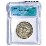 1936 Norfolk Half Dollar ICG MS64