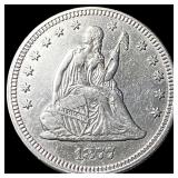 1877 Seated Liberty Quarter CLOSELY UNCIRCULATED