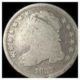 1837 Capped Bust Dime LIGHTLY CIRCULATED