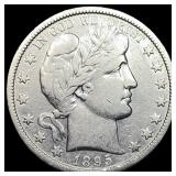 1895-O Silver Barber Half Dollar LIGHTLY  CIRCULA